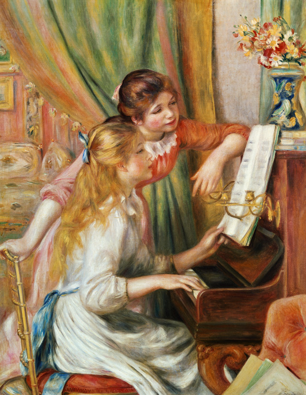 Zwei Mädchen am Klavier from Pierre-Auguste Renoir