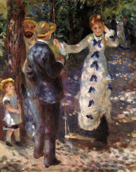 A.Renoir, Die Schaukel from Pierre-Auguste Renoir