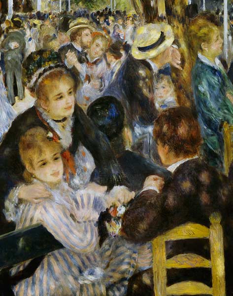 A.Renoir, Moulin de la Galette /Ausschn. from Pierre-Auguste Renoir