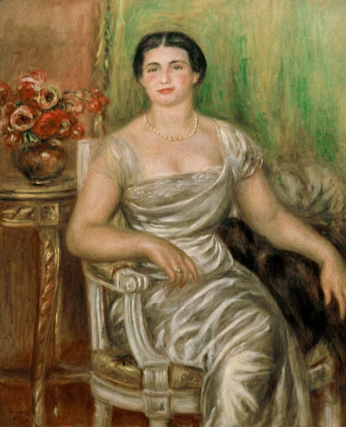 A.Renoir, Alice Vallières-Merzbach from Pierre-Auguste Renoir