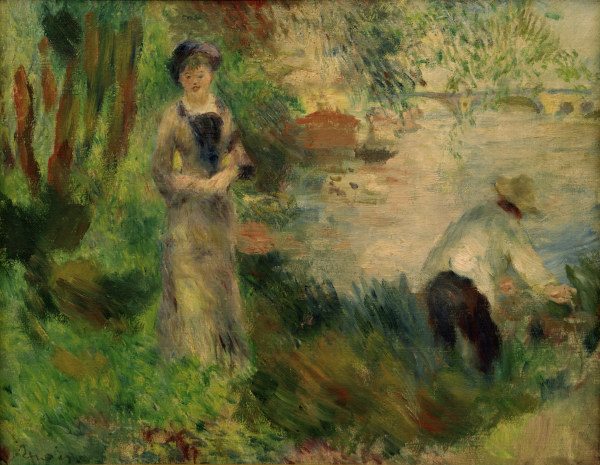A.Renoir, Auf der Ile de Chatou from Pierre-Auguste Renoir