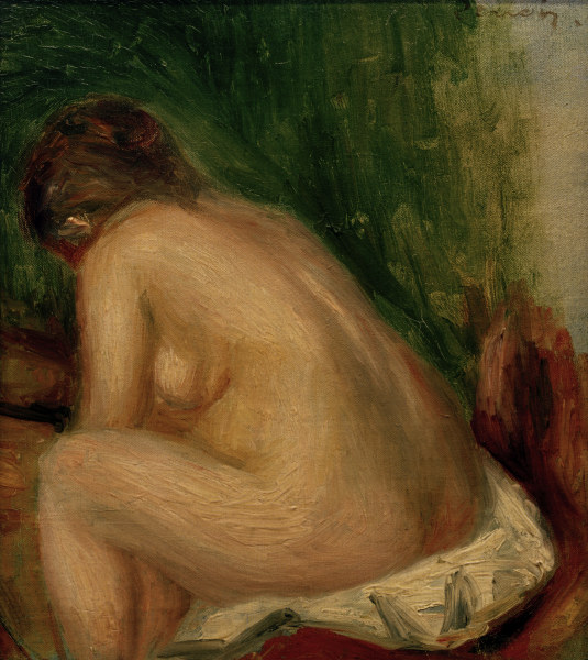 A.Renoir, Sitzender weiblicher Akt from Pierre-Auguste Renoir