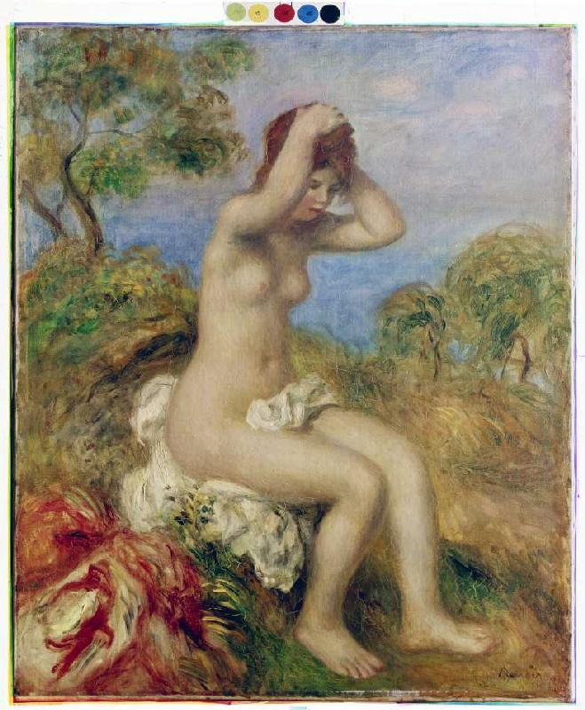 Badendes Mädchen from Pierre-Auguste Renoir