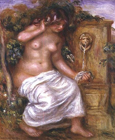 The Bather at the Fountain from Pierre-Auguste Renoir