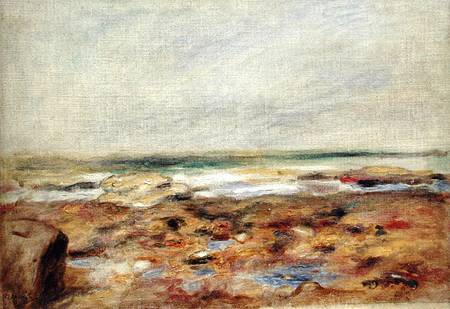 The Beach at Martigues from Pierre-Auguste Renoir