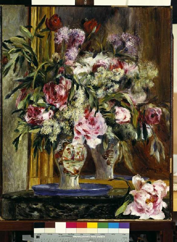 Blumenstilleben vor dem Spiegel from Pierre-Auguste Renoir