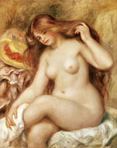 Die rothaarige Badende from Pierre-Auguste Renoir