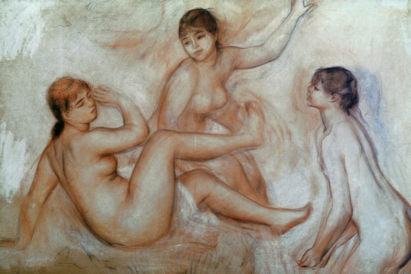 Bathers from Pierre-Auguste Renoir