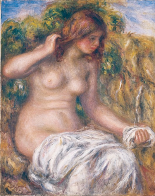 Woman by Spring from Pierre-Auguste Renoir