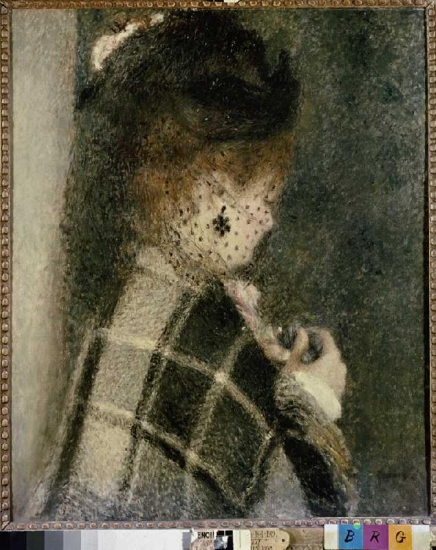 Junge Frau mit Schleier from Pierre-Auguste Renoir