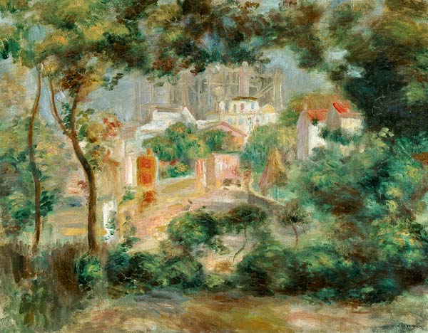 Landschaft mit Ansicht von Sacré-Coeur from Pierre-Auguste Renoir