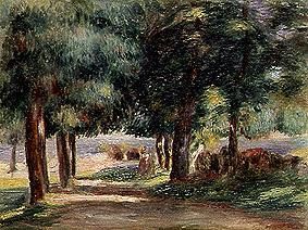 Landschaft, Weg unter Bäumen from Pierre-Auguste Renoir