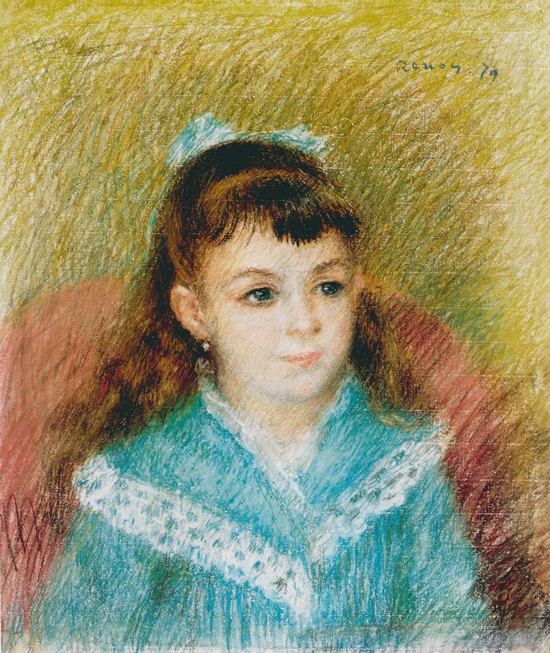 Portrait of a Young Girl (Elisabeth Maître) from Pierre-Auguste Renoir
