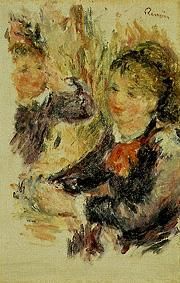 Bei der Modistin from Pierre-Auguste Renoir