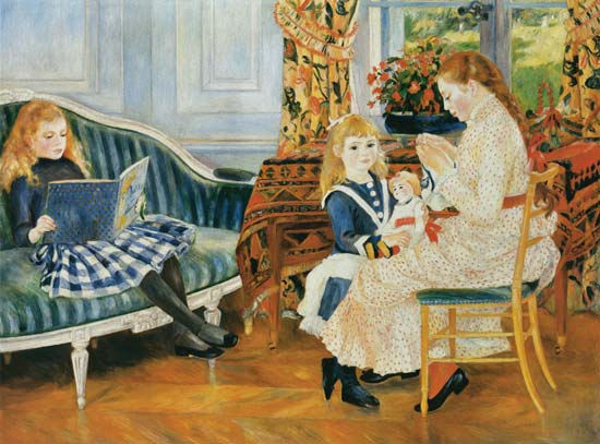 Der Nachmittag der Kinder in Wargemont from Pierre-Auguste Renoir