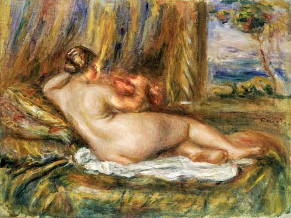 Reclining nude from Pierre-Auguste Renoir