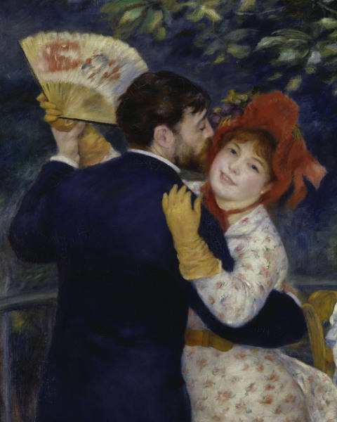 A.Renoir, Tanz auf dem Lande / 1883/Det. from Pierre-Auguste Renoir