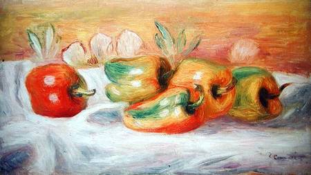 Pimientos from Pierre-Auguste Renoir