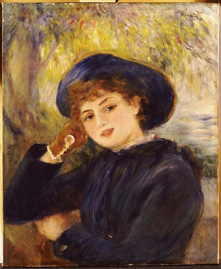 Portrait of Mademoiselle Demarsy from Pierre-Auguste Renoir