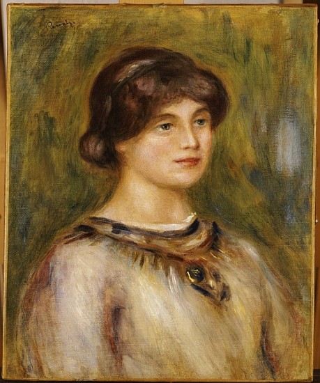 Portrait of Marie Lestringuez from Pierre-Auguste Renoir