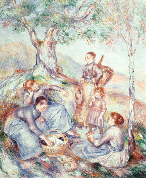 Pause bei der Erntearbeit. from Pierre-Auguste Renoir