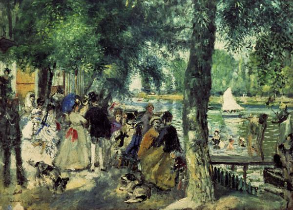 Renoir / Bath in the Seine / 1869 from Pierre-Auguste Renoir