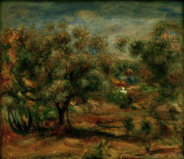 Renoir / Landscape near Cagnes / 1909/10 from Pierre-Auguste Renoir