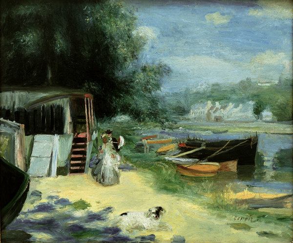 Renoir / The bathing place / 1871/72 from Pierre-Auguste Renoir