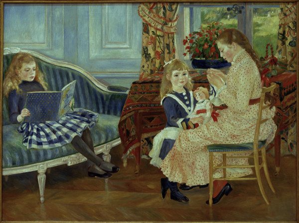 Renoir /Afternoon of the children /1884 from Pierre-Auguste Renoir
