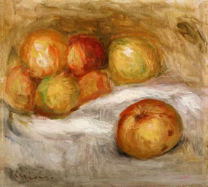 Renoir, Nature morte avec pommes from Pierre-Auguste Renoir