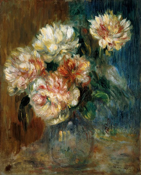 Vase mit Pfingstrosen from Pierre-Auguste Renoir