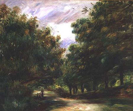 The road near Cagnes from Pierre-Auguste Renoir