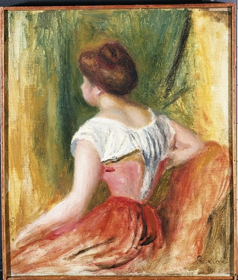 Seated Young Woman from Pierre-Auguste Renoir