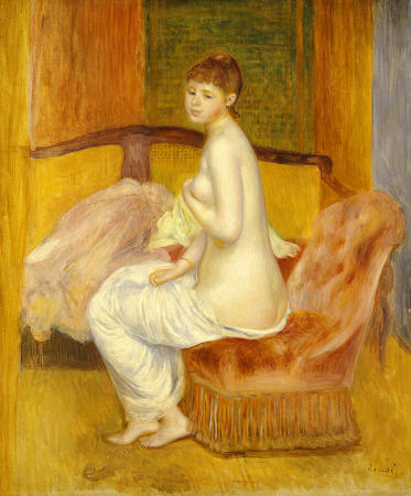 Seated Nude, Resting from Pierre-Auguste Renoir