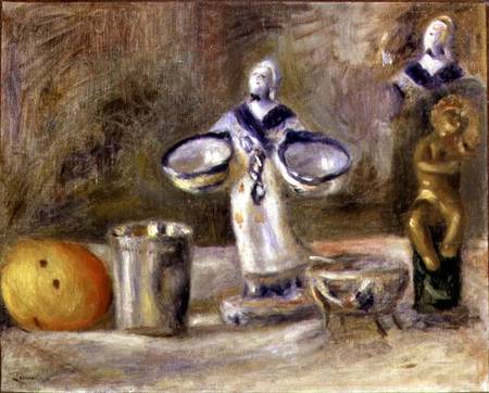 Still Life with a Faience Figure from Pierre-Auguste Renoir