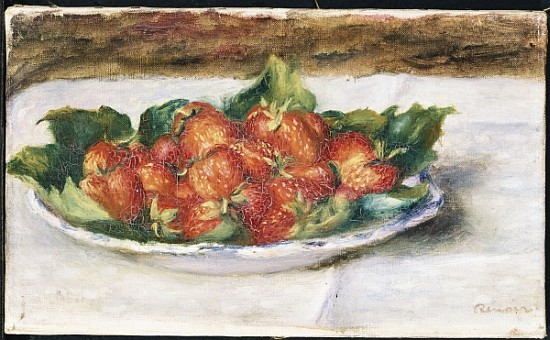 Still Life with Strawberries, c.1880 from Pierre-Auguste Renoir