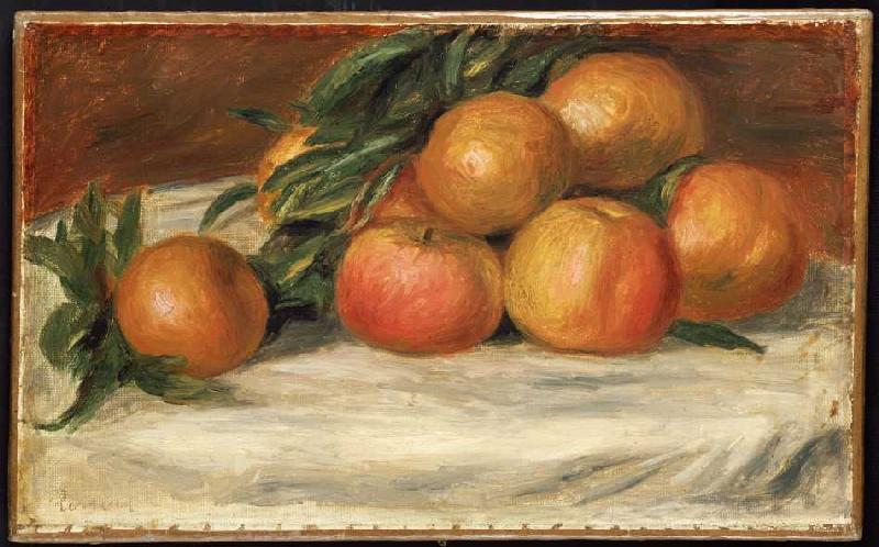 Stillleben mit Äpfeln und Orangen from Pierre-Auguste Renoir