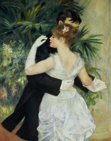 A.Renoir, Tanz in der Stadt / 1883 /Det. from Pierre-Auguste Renoir