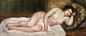 Female nude on a couch