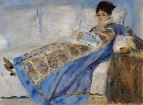 Madame Monet auf dem Sofa