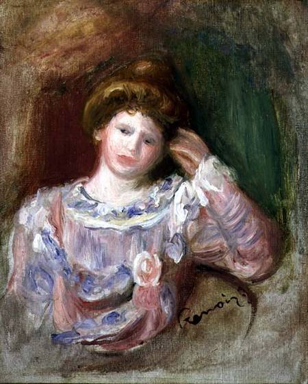 Woman with her Head in her Hand from Pierre-Auguste Renoir