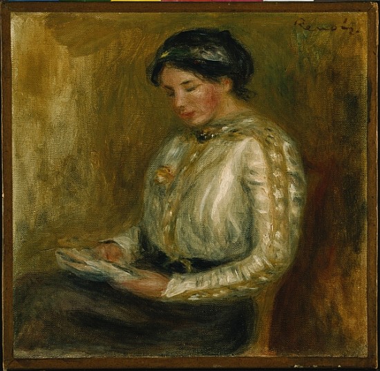 Woman Reading from Pierre-Auguste Renoir