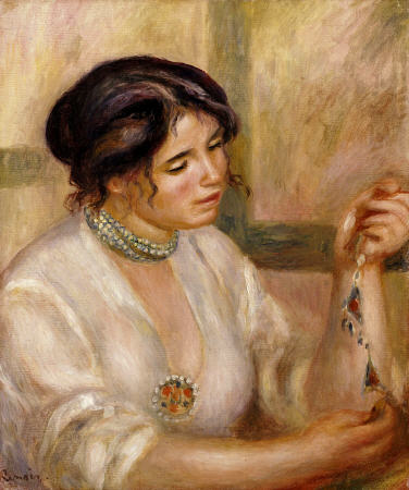 Woman With A Collar from Pierre-Auguste Renoir