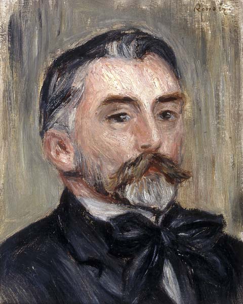 Portrait of Stephane Mallarme (1842-98) from Pierre-Auguste Renoir