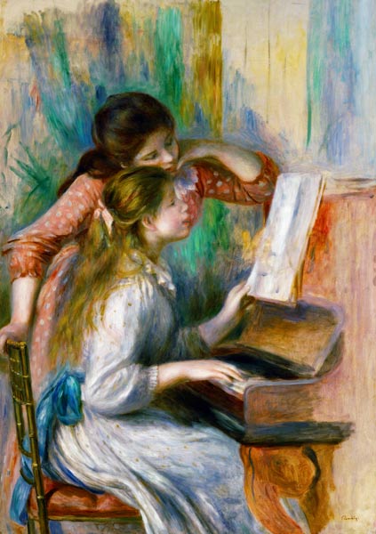 Young Girls at the Piano from Pierre-Auguste Renoir