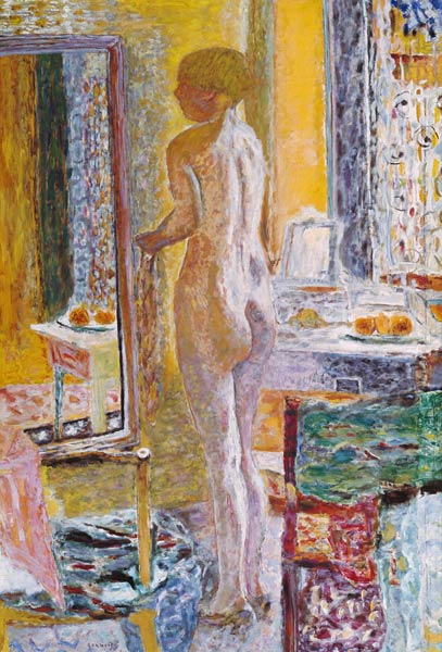 Naked in the mirror from Pierre Bonnard