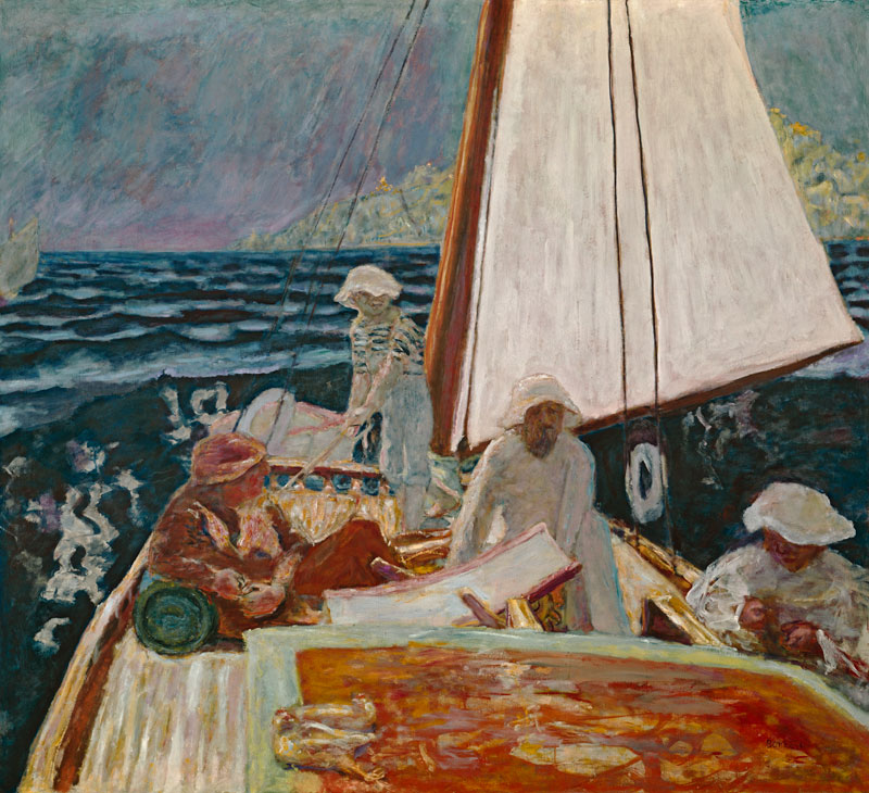 Signac and his Friends Sailing from Pierre Bonnard