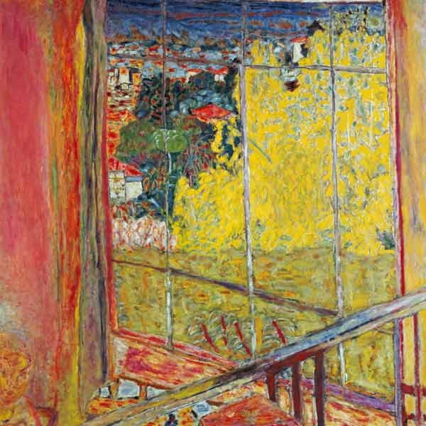The Studio with Mimosa from Pierre Bonnard