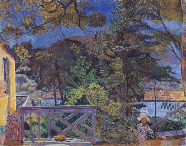The Terrace at Vernon from Pierre Bonnard