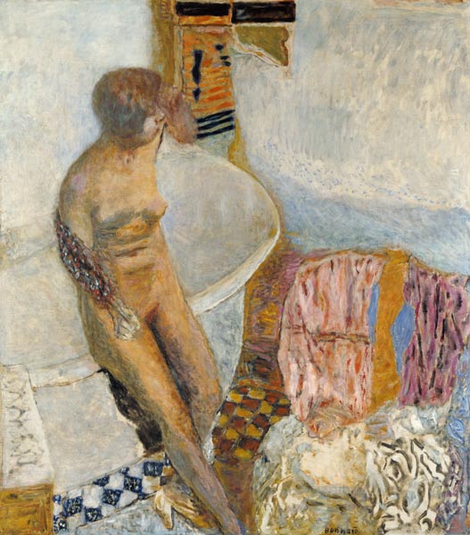 Nude by the Bath Tub from Pierre Bonnard